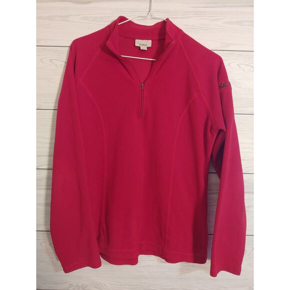 Womens LL Bean Fleece Pullover sz M - Picture 1 of 4